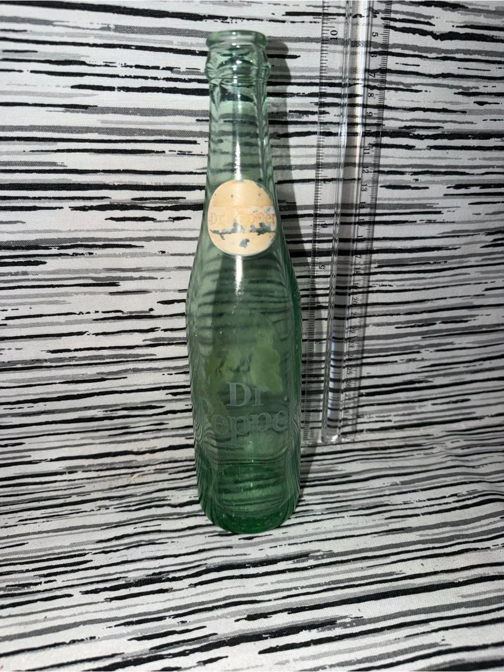 1956-1957 Dr. Pepper with 10-4-2 Label - Rustic Decor Bottle